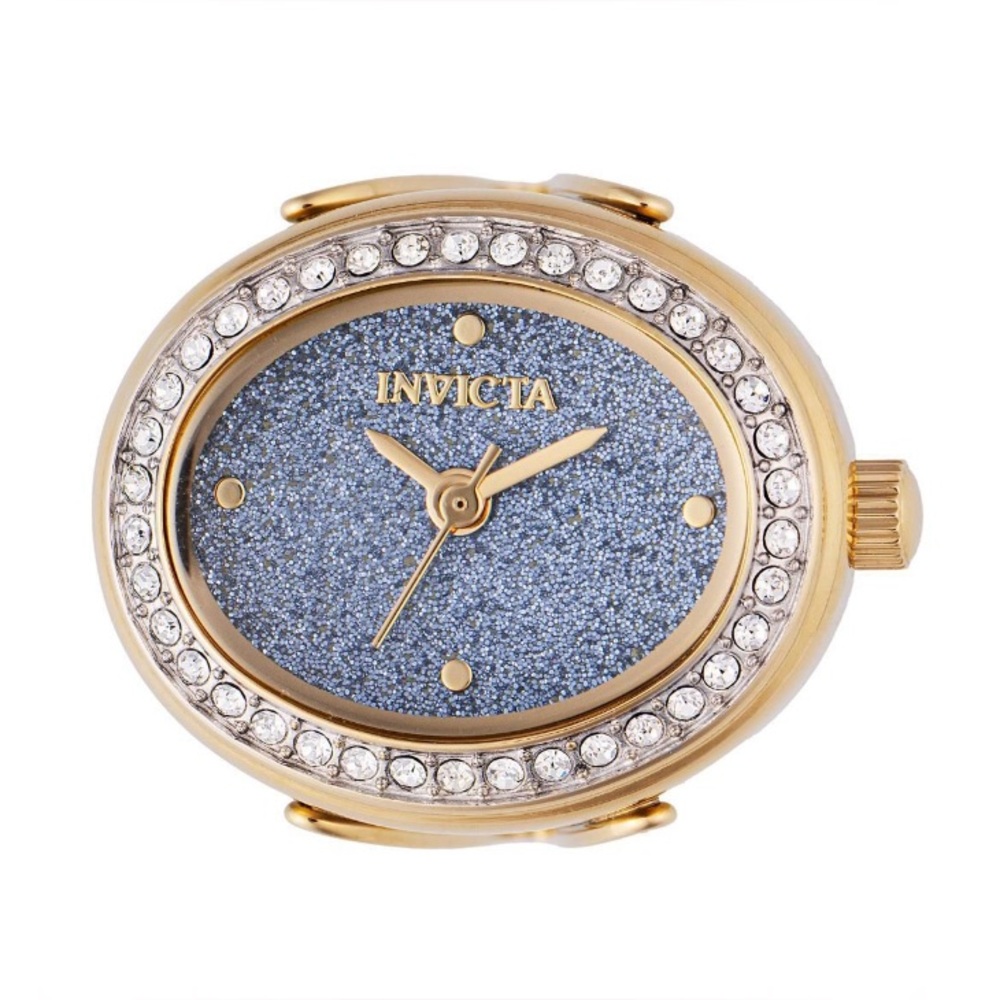 Invicta Women's Ring Watch Mini Angel Lady Gold Tone